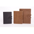 Offset Printing Custom PU Leather Notebook con cerradura